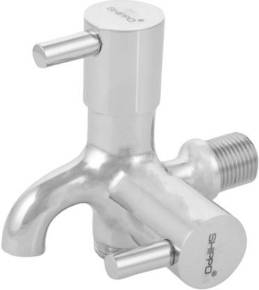 SHRUTI AV009 Avenue Tiny Two Way Bib Cock Twin Elbow Valve Faucet