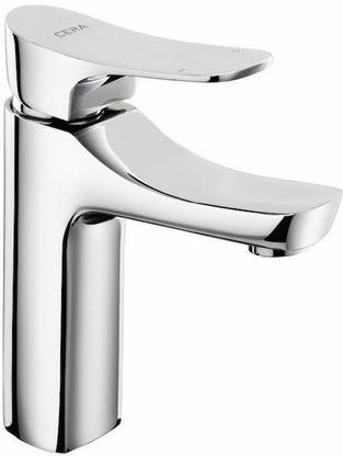 CERA F1012451 Perla Single lever basin mixer with 450 mm braided connection pipe (without pop-up) Basin Mixer Faucet