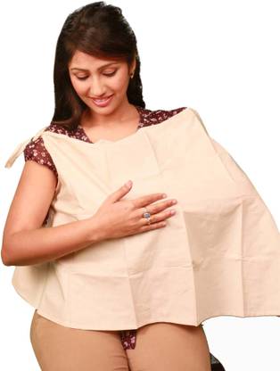 Vixenwrap White Solid Feeding Cloak