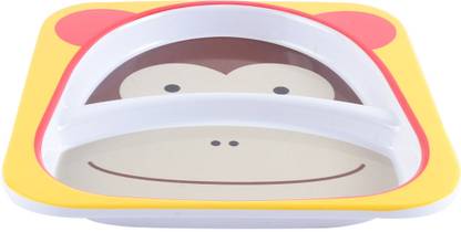 SKIP HOP Skip Hop Zoo Divided Plate - Monkey  - Plastic