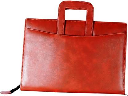 MAGPIE Faux Leather Adustable Handle Executive Series File Folder