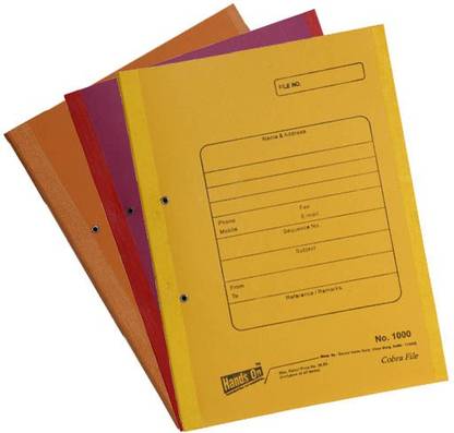 HANDSON paper COBRA FILE NO. 1000( PACK OF 20)