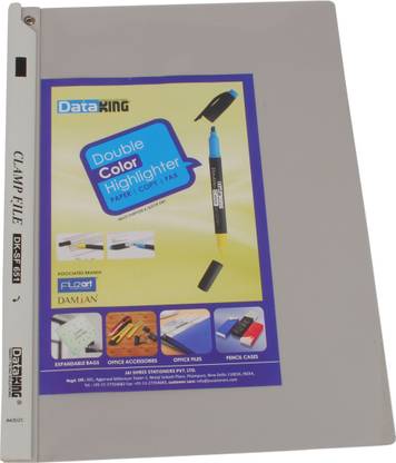 DataKing Polypropylene Clamp File With Long Clip