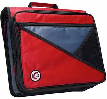 Palakz Nylon 3 Ring Zipper Binder With Shoulder Strap