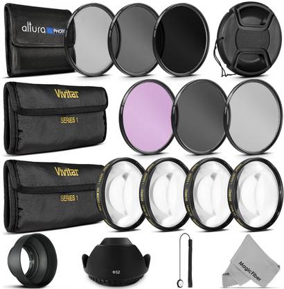 Goja 52Mm Complete Lens Filter Accessory Kit For Nikon Dslr Camera Polarizing Filter (CPL)