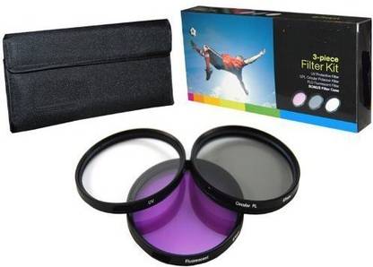 PLR Optics 55Mm High Resolution 3-Piece Filter Set For The Sony UV Filter