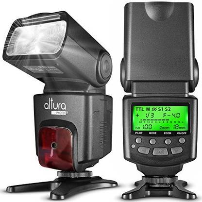 Altura Photo Altura Photo AP-N1001 Speedlite Flash for Nikon DSLR Camera with Auto-Focus, I-TTL, Wireless Trigger Slave Function Flash