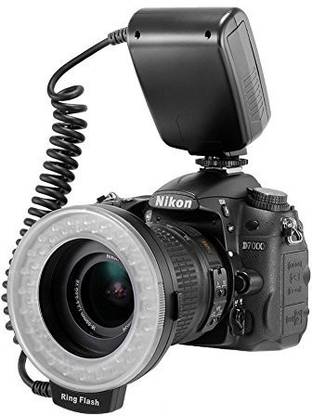 Lightdow Lightdow RF-550D 48 Pieces Macro LED Ring Flash Light with LCD Screen Display for Canon Nikon Sony Pentax Olympus Panasonic DSLR Flash