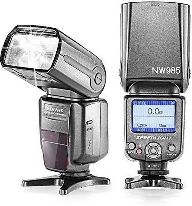 Neewer Neewer NW-985C E-TTL 4-Color TFT Screen Display Slave Flash Speedlite with Flash Diffuser for Select Canon EOS and DSLR Cameras Flash