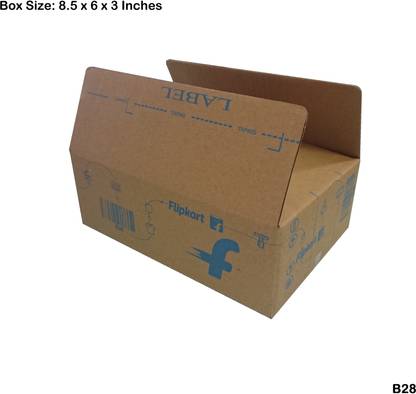 Flipkart Carton Box 8.5 x 6 x 3 inch