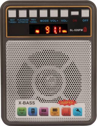 YUVAN SL-526 Bluetooth USB/ SD Player With FM Radio