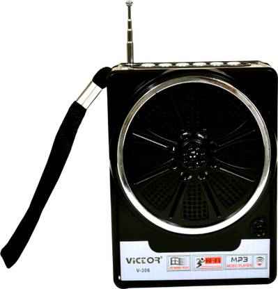 VICTOR V-306 Portable With Usb / Sd Card Player Function FM Radio