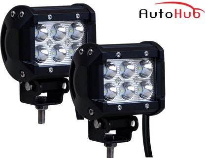 Auto Hub 6led High Beam Headlight Car, Motorbike, Van LED (12 V, 18 W)