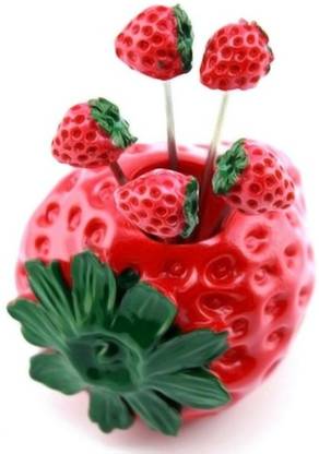 HitPlay Gourment Ceramic Fruit Fork Set