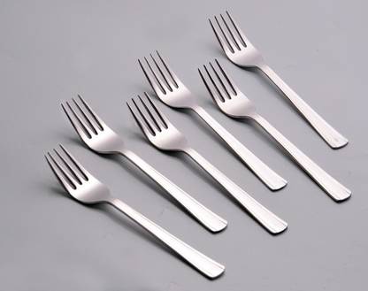 bhalaria Robinson Stainless Steel Dessert Fork Set