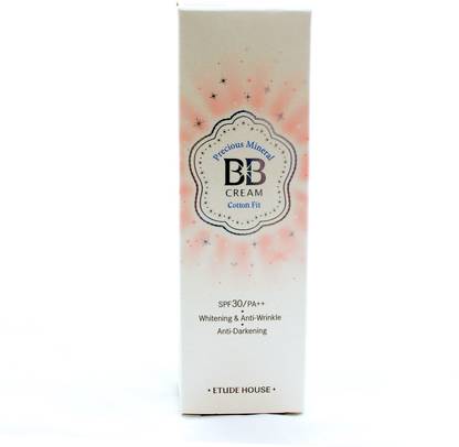 Etude House Precious Mineral Bb Cream Cotton Fit Foundation