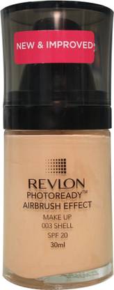 Revlon Photo Ready Air Brush Effect Make Up  Spf 20 Shell Foundation