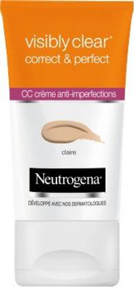 NEUTROGENA visibly clear correct & perfect cc cream(made in france) Foundation