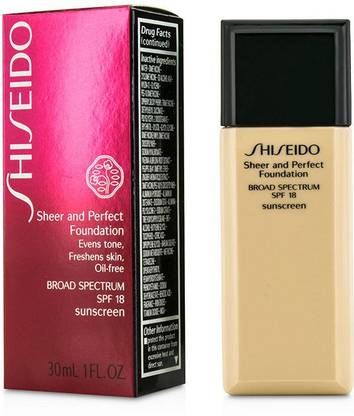 Shiseido Sheer & Perfect Foundation SPF 18 Foundation