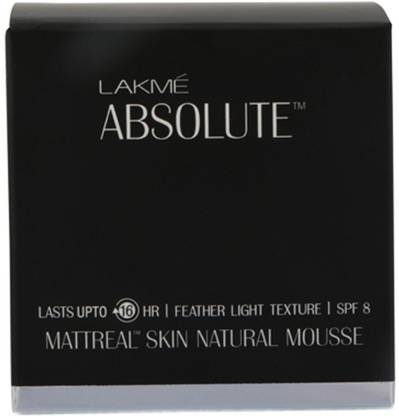 Lakmé Absolute SPF 8 Mattreal Skin Natural Mousse Foundation