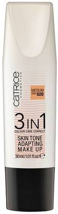 Catrice 3 in 1 Colour Care Correct Skin Tone Adapting Make Up 020-Medium Skin Foundation