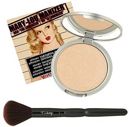 The Balm The Balm Mary - Lou Manizer - The Luminizer Shimmer - Highlighter And With Twinbeauty Pro Brush Eyeshadow Foundation