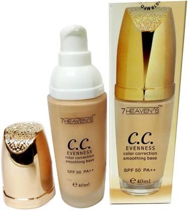 Out Of Box 7 Heaven's CC SPF 50 PA++ Makeup Base Foundation(40ml) Foundation