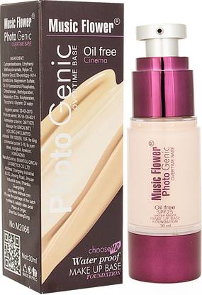 Music Flower Photo Genic Over time Base  Foundation