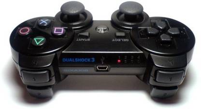 Saturn Retail Wireless Dual sock,Black controller Gamepade(For PS3 )PS3-608  Gamepad