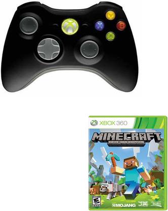 MICROSOFT Wireless Controller with Minecraft Game (with Downloadable Code - Non Physical)  Gamepad