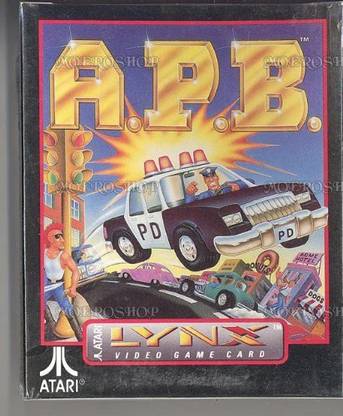 Tengen A.P.B. APB Game for Atari Lynx  Gaming Accessory Kit