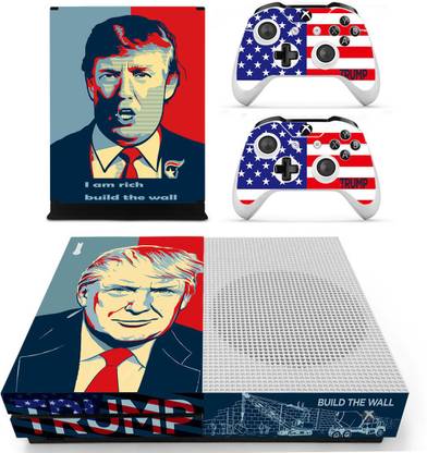Hytech Plus Donald Trump POTUS Edition Theme Sticker for Xbox One S Console & 2 Controllers  Gaming Accessory Kit