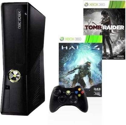 MICROSOFT Xbox 360 250 GB with Halo 4, Tomb Raider