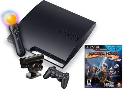 SONY PlayStation 3 (PS3) 320 GB with Medieval Moves Pack