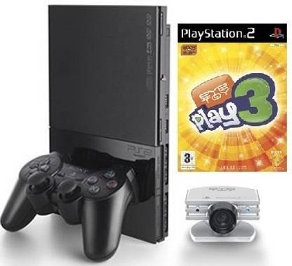 SONY PlayStation 2 (PS2) with Eye Toy Play 3