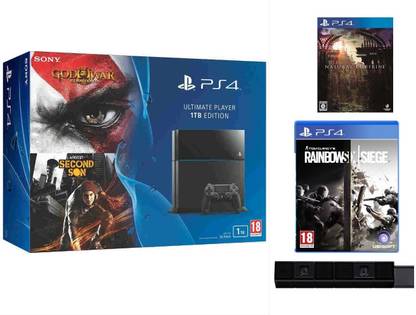 SONY PlayStation 4 Ultimate Player Edition 1000 GB with (Natural Doctrine, ps4 Camera, tom clancy's rainbow six siege)