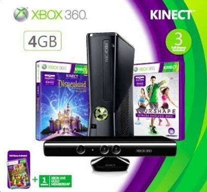 Microsoft X-Box 360 4 GB Kinect Holiday Bundle