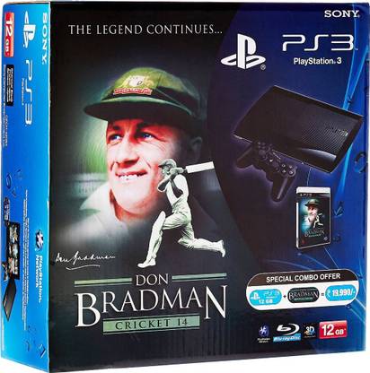 SONY PlayStation 3 (PS3) 12 GB with Don Bradman Bundle