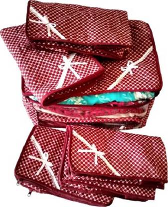 KUBER INDUSTRIES Designer Saree Cover 5 Pcs MKU586