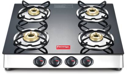 Prestige Marvel LP Gas Table with Glass Top Glass, Stainless Steel ...
