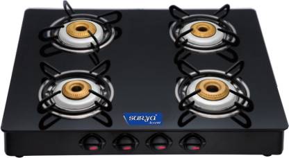 Surya Accent Glass Manual Gas Stove