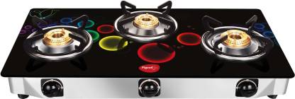Pigeon Smart Plus Glass, Stainless Steel Manual Gas Stove