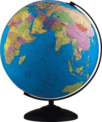 Globus 2001 DLX Desk & Table Top Political World Globe