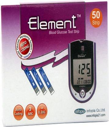 Infopia Test Strips for Element glucometer Glucometer