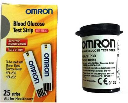 OMRON HEA-230-232 25 Glucometer Strips