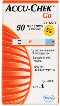 ACCU-CHEK Go Strip 50 Glucometer Strips