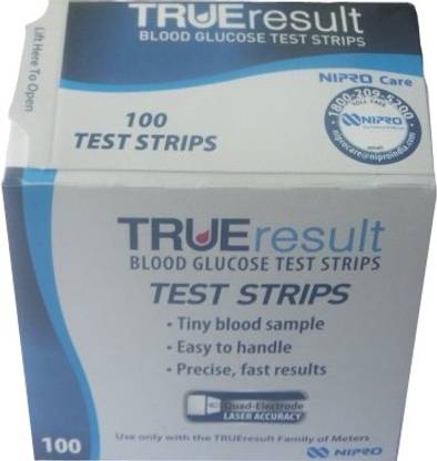 NIPRO True Result 100 Glucometer Strips