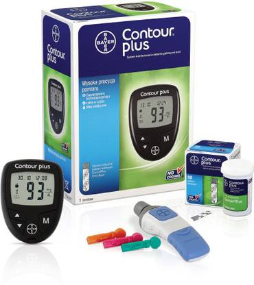 Bayer Contour Plus (Free 10 Strips) Glucometer