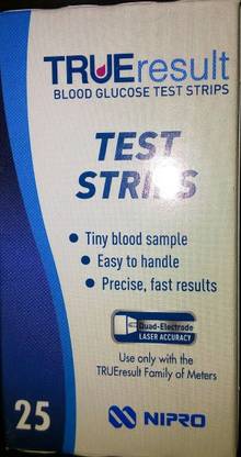 NIPRO True Result Gluco Strips 25" Glucometer