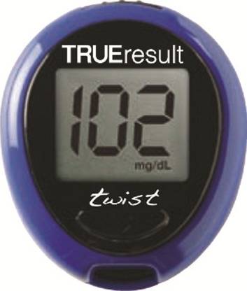 Trueresult Twist Blue Glucometer